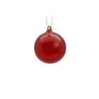 GIOCOPLAST NATALE SP - GCP48121181 SFERA VETRO ROYAL CLEAR 80MM RED