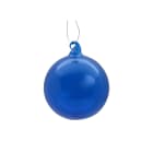 GIOCOPLAST NATALE SP - GCP48121185 SFERA VETRO ROYAL CLEAR 80MM DEEP BLUE
