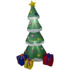 GIOCOPLAST NATALE SP - GCP60122473 ALBERO GONFIABILE H. 180 CM CON LUCI LED