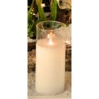 GIOCOPLAST NATALE SP - GCP62020037 CANDELA LED IN CIL VETRO TRASP H.17,5 CT