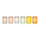 GIOCOPLAST NATALE SP - GCP62020080 WISH CANDLE LED H.10 X D.7,5CM COL ASS
