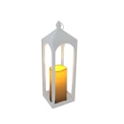 GIOCOPLAST NATALE SP - GCP62519286 LANTERNA BIANCA VIENNA H. 50,5 CM CON
