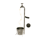 GIOCOPLAST NATALE SP - GCP62623286 FONTANELLA 50 CM CON GOCCE DI LED BIANCO