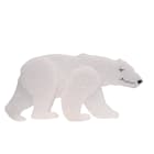 GIOCOPLAST NATALE SP - GCP70010787 ORSO OVATTATO CHE CAMMINA, GLITTERATO