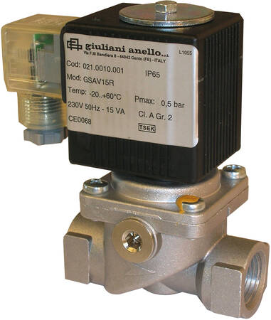 WATTS INDUSTRIES ITA - WAT021.0014.101 GSAV40R ELETTR.ON-OFF 1 1/2 230VAC