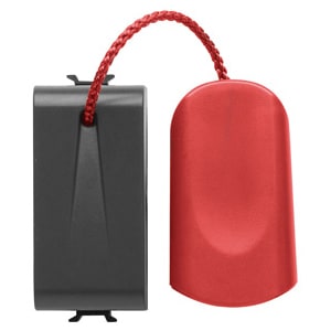 GEWISS - GEWGW12136 PULSANTE UNIPOLARE 250V ac - NA 16A - TIRANTE - 1 MODULO - NERO SATINATO - CHORUSMART