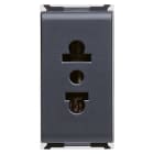 GEWISS - GEWGW30227 PRESA 2P+T 10/15A ST.EUROAMERICANO