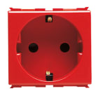 GEWISS - GEWGW30322 PRESA 2P+T 16A ST.TEDESCO ROSSA