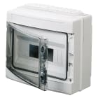 GEWISS - GEWGW40113 CENTRALINO PREDISPOSTO PER ALLOGGIAMENTO MORSETTIERE - STANDARD TEDESCO - 12MODULI - IP65 - EQUIPAGGIATO CON MORSETTIERA - PORTA TRASPARENTE FUMÉ