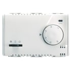 GEWISS - GEWGW20852 TERMOSTATO ELETTRONICO ESTATE/INVERNO-CON REGOLAZIONE A MANOPOLA-LED SEGNALAZIONE-230Vac 50/60Hz-3 MODULI-SYSTEM WHITE