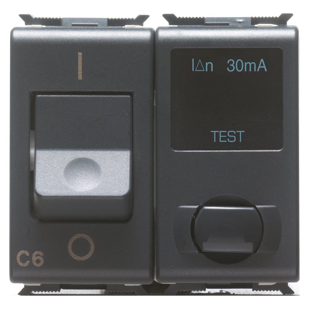 GEWISS - GEWGW30377 INT.DIFF.MAGN.1P+N C6 IDN 10MA 230V 3KA