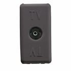 GEWISS - GEWGW21229 PRESA COASSIALE TV RESISTIVA - CONNETTORE IEC FEMMINA 9,5mm - DERIVATA 20 dB - 1 MODULO - SYSTEM BLACK