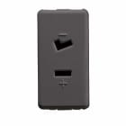 GEWISS - GEWGW21234 PRESA 2P 6A 24V (SELV) POLARIZZATA SY/BK
