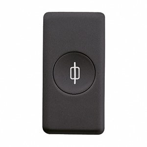 GEWISS - GEWGW21401 PORTAFUSIB.PER FUS.6,3X32 16A 250V SY/BK