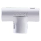 GEWISS - GEWDX40225 GIUNTO A T ISPEZIONABILE RK - IP40 - DIAMETRO 25MM - GRIGIO RAL7035
