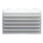 GEWISS - GEWGW20625 LAMPADA SEGNAPASSO CON DIFFUSORE PIANO - 12/24V - GIALLO - 3 MODULI - SYSTEM