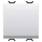 GEWISS - GEWGW10171 PULSANTE UNIPOLARE 250V ac - NA 16A - NEUTRO - 2 MODULI - BIANCO LUCIDO - CHORUSMART