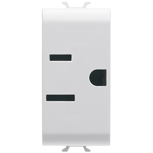 GEWISS - GEWGW10286 PRESA 1M 2P+T 15A ST.USA BIANCO