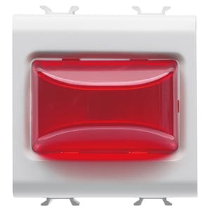 GEWISS - GEWGW10633 SPIA SPORGENTE ROSSA 3W 2M BIANCO