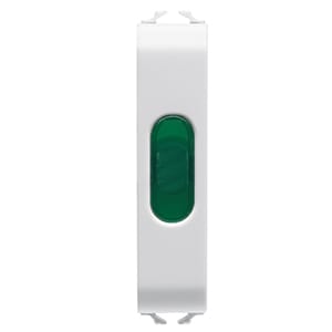 GEWISS - GEWGW10642 SPIA DI SEGNALAZIONE VERDE 1/2M BIANCO