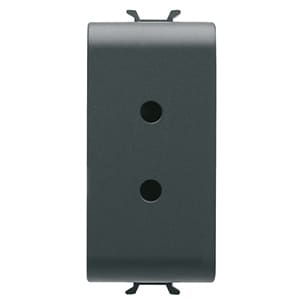 GEWISS - GEWGW12451 PRESA SELV - 2P 6A 24V - 1 MODULO - NERO SATINATO - CHORUSMART