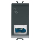 GEWISS - GEWGW12406 CONN.TELEFONICO ST.INGLESE NERO