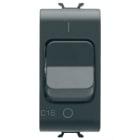 GEWISS - GEWGW12463 INTERRUTTORE AUTOMATICO MAGNETOTERMICO - CURVA C - 1P 16A 230Vac - 1 MODULO - NERO SATINATO - CHORUSMART