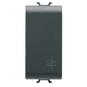 GEWISS - GEWGW12721 RELE' PASSO-PASSO 230V ac 50/60Hz - 1P 10AX 250V ac - 1 MODULO - NERO SATINATO - CHORUSMART