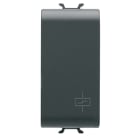 GEWISS - GEWGW12721 RELE' PASSO-PASSO 230V ac 50/60Hz - 1P 10AX 250V ac - 1 MODULO - NERO SATINATO - CHORUSMART