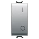 GEWISS - GEWGW14007 INTERRUTTORE BIPOLARE 250V ac PER IMPIEGHI GRAVOSI - 25AX - NEUTRO - SIMBOLO 0/1 - 1 MODULO - TITANIO - CHORUSMART