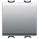 GEWISS - GEWGW14031 INTERRUTTORE UNIPOLARE 250V ac - 16AX - NEUTRO - 2 MODULI - TITANIO - CHORUSMART