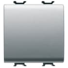 GEWISS - GEWGW14071F DEVIATORE UNIPOLARE 250V ac - MORSETTI CABLAGGIO RAPIDO - 16AX - NEUTRO - 2 MODULI - TITANIO - CHORUSMART