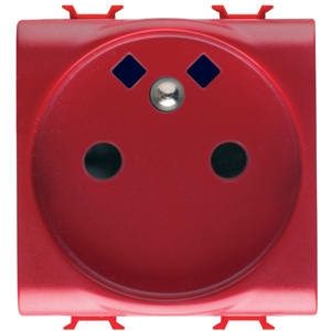 GEWISS - GEWGW10257F PR.2M 2P+T 16A CABL.RAP.ST.FRA.ROSSA