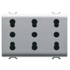 GEWISS - GEWGW14209 PR.TRIPLA 2P+T 16A P17-11 BIV.ST.ITA.T.