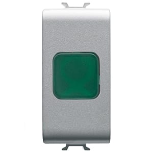 GEWISS - GEWGW14622 SPIA DI SEGNALAZIONE VERDE 1M TITANIO