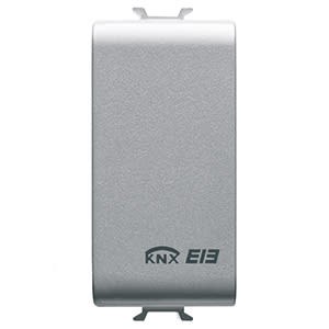 GEWISS - GEWGW14751 COPRIFORO INTERFACCIA 4 INGRESSI TITANIO