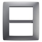 GEWISS - GEWGW16108VT PLACCA ONE 4+4M TITANIO