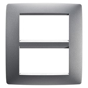 GEWISS - GEWGW16108VT PLACCA ONE 4+4M TITANIO