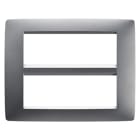 GEWISS - GEWGW16112VT PLACCA ONE - IN TECNOPOLIMERO VERNICIATO - 12 POSTI - TITANIO - CHORUSMART