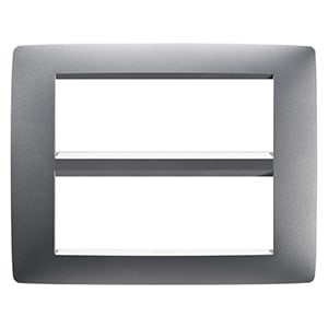 GEWISS - GEWGW16112VT PLACCA ONE 6+6M TITANIO