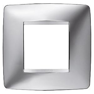 GEWISS - GEWGW16122MC PLACCA ONE INT.2P CROMO