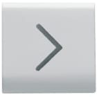 GEWISS - GEWGW10546 TASTO INTERCAMB. FRECCIA ORIZ. BIANCO