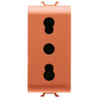GEWISS - GEWGW10233 PR.1M 2P+T 16A BIV.P17-11 ST.ITA.ARANCIO