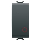 GEWISS - GEWGW12137 PULSANTE 1M 1P NC 16A NERO