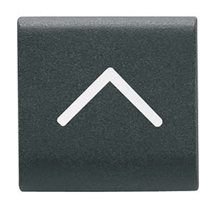GEWISS - GEWGW12545 TASTO INTERCAMB. FRECCIA VERT. NERO