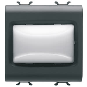 GEWISS - GEWGW12631 SPIA SPORGENTE TRASPARENTE 3W 2M NERO