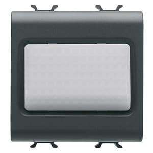 GEWISS - GEWGW12651 SEGNAPASSO 12VAC/DC-230VAC TRASP.2M NERO