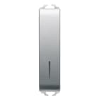 GEWISS - GEWGW14162 PULSANTE UNIPOLARE 250V ac - NA 10A ILLUMINABILE - CON DIFFUSORE - 1/2 MODULO - TITANIO - CHORUSMART