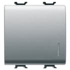 GEWISS - GEWGW14072 DEVIATORE UNIPOLARE 250V ac - 16AX ILLUMINABILE - CON DIFFUSORE - 2 MODULI - TITANIO - CHORUSMART