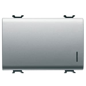 GEWISS - GEWGW14042 INTERRUTTORE UNIPOLARE 250V ac - 16AX ILLUMINABILE - CON DIFFUSORE - 3 MODULI - TITANIO - CHORUSMART